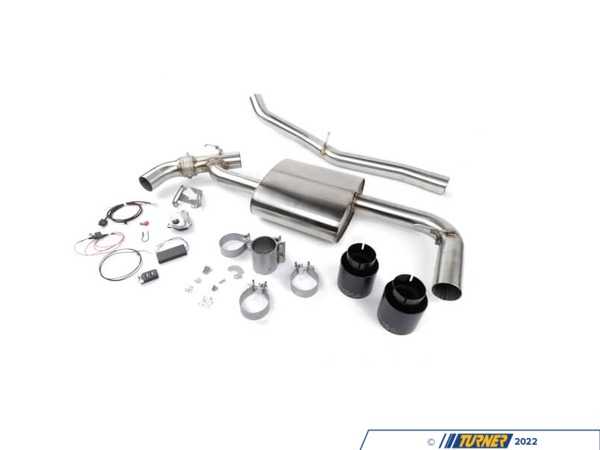 Dinan Free Flow Axle Back Exhaust Kits - Stainless Steel - Black Tips F60/F54 S All4 D660-0084-BLK