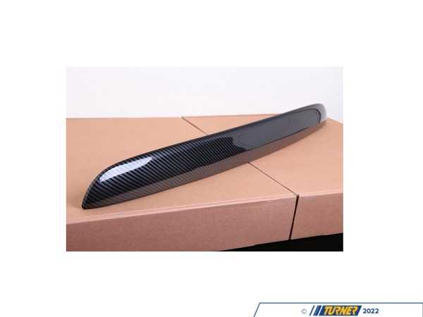 ECS Trunk Lid Grip - Carbon Fiber Print Cover  51132753603CF