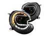 Spyder MINI R56-R59 Sequential Projector LED DRL Halogen Headlights F56 MINI SE LCI Style Pair PRO-YD-MC07V2SI-SBLB-BK PR0-YD-MC07V2SI- View 1