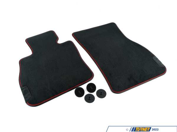 Genuine MINI JCW Pro Newer Design Front Carpeted Floor Mats - Front Set 51472469130