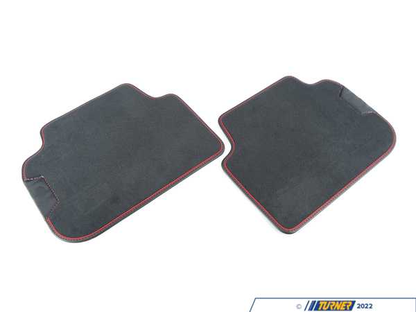 Genuine MINI Rear Carpet Factory Floor Mats Set JCW Pro Newer Design - Priced As Set  51472469132