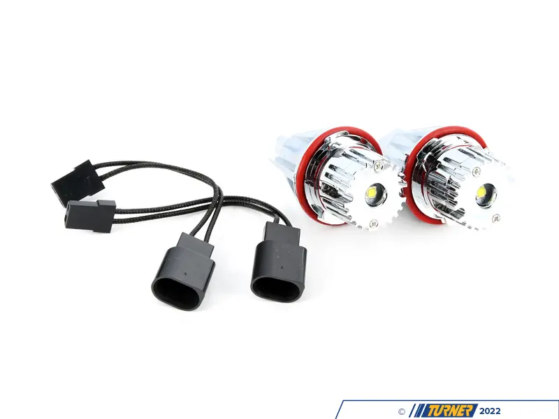 Kit 2 Angel Eyes Pour BMW E39 E60 X5 Etc. - Blanc 6000K, 800 Lm, Compatible CAN, Installation Plug & Play