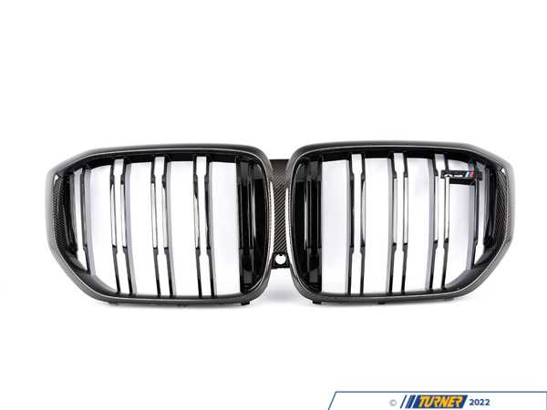 Genuine BMW FRONT RADIATOR GRILL CARBON 51712467261