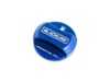 Goldenwrench Supply Co BLACKLINE Performance Fuel Cap Cover - Motorsport Blue FXXFCC-B View 2
