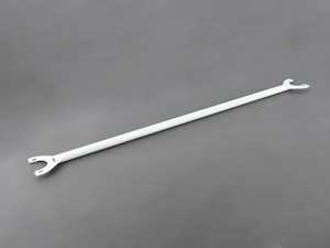 Garagistic E30 Rear Strut Bar - White Powdercoated Finish - BMW E30 3-Series