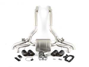 Akrapovic Titanium Slip on Exhaust with Carbon Fiber Tips - F95/F96 X5M/X6M