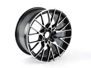 Genuine BMW Disc Wheel Light Alloy Jet Black - 36118073847