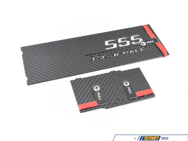 Carbonex Carbon Fiber Intercooler Cover With Engraved Design - S55 S55COVERwLogo