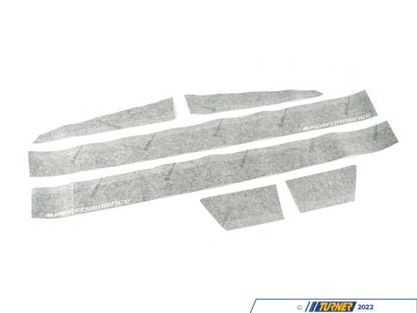 Genuine BMW M Performance Foil Application Frozen Black Left/right  51142458194