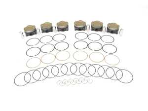 MAHLE PowerPak Piston Kit 84mm with Thermal Barrier Coating (TBC) - N54 - 3.0L