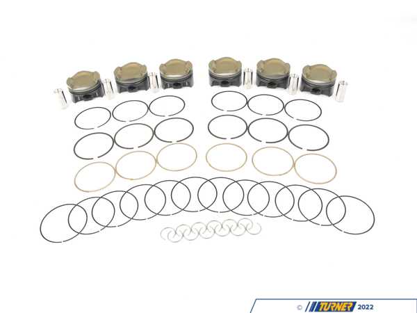Mahle Motorsports MAHLE PowerPak Piston Kit 84mm with Thermal Barrier Coating (TBC) - N54 - 3.0L 197832209T