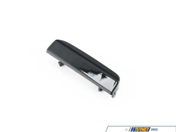 Genuine BMW Towing Eye Lower Cover - Gloss Black 51122455862