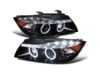 Spec-D Tuning Spec D Dual Halo Projector Headlights with LED Light Strip - Gloss Black Housing/Clear Lens - E90 Pre LCI 2LHPE9005G8TM View 1