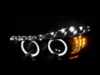 Spec-D Tuning BMW E90 Pre LCI Halo Projector Headlights with LED Light Strip & LED Signals - Matte Black Housing/Clear Lens 2LHPE9005JM8V2TM View 2