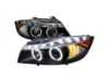 Spec-D Tuning BMW E90 Pre LCI Halo Projector Headlights with LED Light Strip & LED Signals - Matte Black Housing/Clear Lens 2LHPE9005JM8V2TM View 1