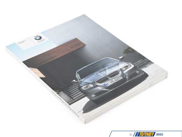 Genuine BMW Genuine BMW Owner's Manual E90, E91 W/O Idrive - 01412601807 - E90 01412601807