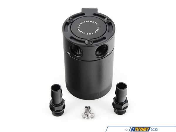 Mishimoto BMW Two Port Universal Catch Can - Black MMBCC-CBTWO