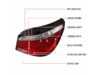 Spec-D Tuning Spec-D LED Tail Lights - Chrome Housing/Red Lens - E60 Pre LCI LTE6004RLEDTM View 2