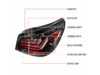 Spec-D Tuning Spec-D LED Tail Lights - Gloss Black Housing/Clear Lens - E60 LCI LTE6008BKLEDTM View 2