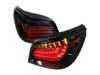 Spec-D Tuning Spec-D LED Tail Lights - Gloss Black Housing/Clear Lens - E60 Pre LCI LTE6004BKLEDTM View 1