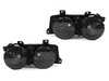 Depo E30 Euro Smoked Crosshair Headlights - Pair  4441116PXLDB2 View 1