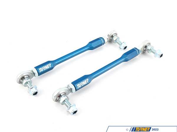 Turner Motorsport Performance Adjustable Front End Links - Pair - BMW E46 3-Series 00501TMS022