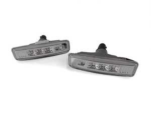 Clear LED Amber Fender Side Markers - Pair