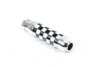 Emergency Brake Checkered Style Handle - Aluminum / ABS Plastic 