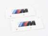 Genuine BMW M LOGOS SEITE SCHWARZ HOCHGL 51145A4B373 View 1