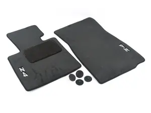 Genuine BMW Carpeted Floor Mat Set - Black - E85 E86 Z4