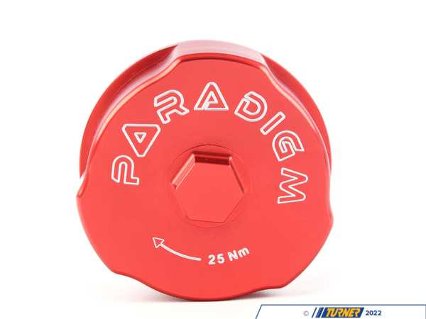 Paradigm Engineering Magnetic Billet Oil Filter Housing Cap For B58 - Red Anodized OILCAPB58Red