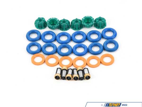 Race German Race German Fuel Injector Rebuild Kit - Bosch EV1 Style M20/M50/M52/S50/S52 (No Tool) RGBSCHEV1-6NT