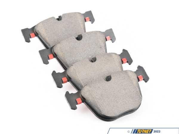 Brembo Brembo Premium NAO Ceramic Rear Brake Pad Set 34216790966