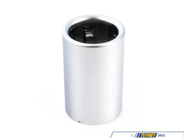 Genuine BMW TAILPIPE END PIECE, ALU-LOOK 18307610635