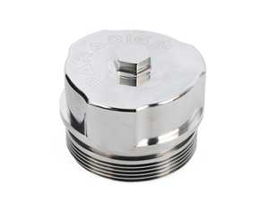Magnetic Billet Oil Filter Housing Cap For N54/N55/S55/N52/N20/N26 - Polished