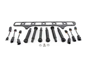 B58 Ignition Coil Upgrade Adapter Kit - Black Anodized - N54 Stock Valve Cover