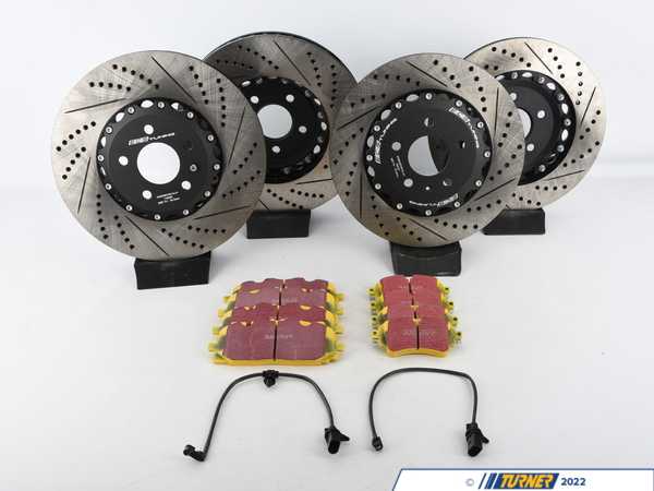 Assembled By ECS Front & Rear Performance Brake Service Kit - 2-Piece  023938ecs02KT1