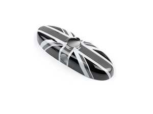 MINI Black Jack Rearview Mirror Cover 