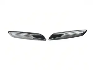 ZiZa Dynamic LED Turn Signals - Smoked w/Gloss Black Trim - E9x/E8x 