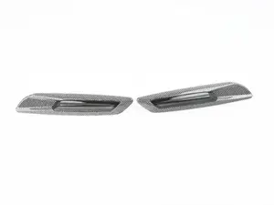 ZiZa Dynamic LED Turn Signals - Smoked w/Carbon Fiber Trim - E9x/E8x
