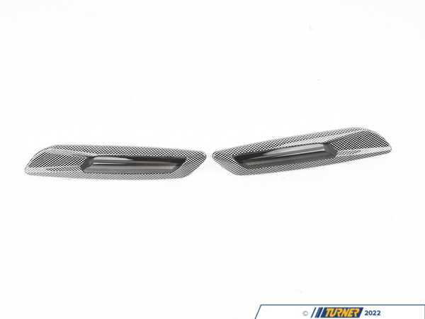 ZiZa ZiZa Dynamic LED Turn Signals - Smoked w/Carbon Fiber Trim - E9x/E8x 002206LA01-01