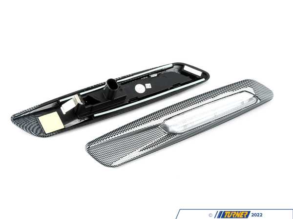 ZiZa ZiZa Dynamic LED Turn Signals - Clear w/Carbon Fiber Trim - E9x/E8x  002206LA01-02