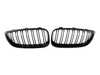 ECS Replacement Dual-Slats Matte Black Front Grilles - F34 3-Series GT (Gran Turismo) BM-0173-DS-MB View 1