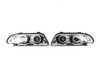 Spec-D Tuning Spec-D Dual Halo Projector E46 Headlight Set - Chrome Housing/Clear Lens  LHPE46994TM View 6