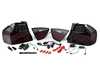 Spec-D Tuning BMW E90 Pre LCI LED Tail Lights - Chrome Housing/Red & Smoke Lens LTE9005RGLEDTM View 8