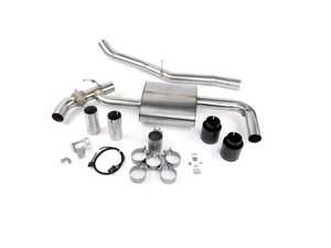 Dinan Axle Back Valved Axle-back Exhaust - Black Tips - BMW F48 X1 sDrive28i, F39 X2 sDrive28i, MINI F60 F54