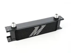 Universal Oil Cooler Black - 10 Row