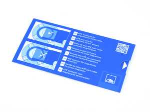 ABS Test Card For Magnetic Sensor Wheels 