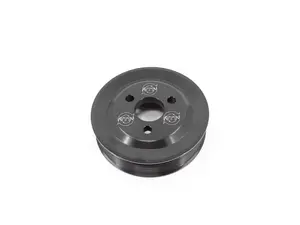 VTT Billet N5X Power Steering Pulley - Anodized Black - BMW E82/88 E9X N54 N55 3.0L