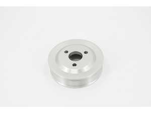 VTT Billet N5X Power Steering Pulley - Anodized Clear - BMW E82/88 E9X N54 N55 3.0L
